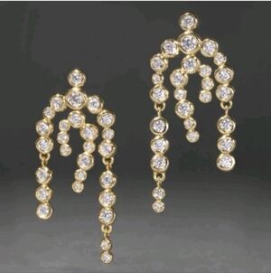 Alexis Bittar Asterales Gold Chandelier Earring